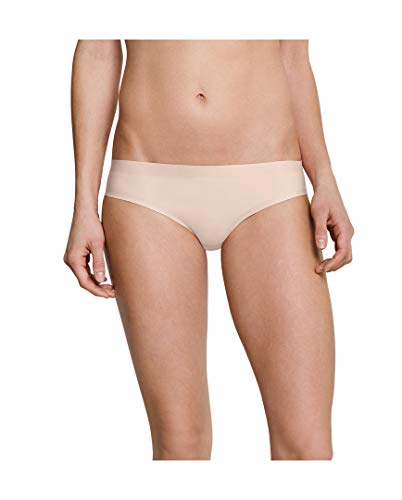 Schiesser Damen Slip Invisible Cotton 2er Pack, Größe:44, Farbe:Nude (410) von Schiesser