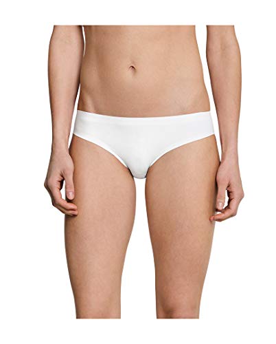 Schiesser Damen Slip Invisible Cotton 3er Pack, Größe:36, Farbe:Weiß (100) von Schiesser