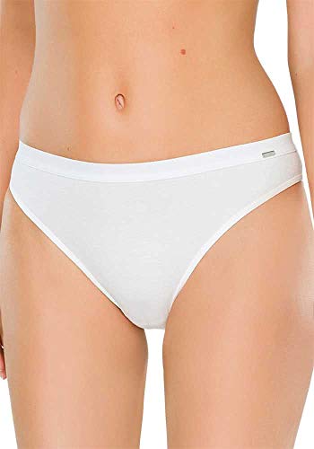 Schiesser Damen Rioslip Unterwäsche Feinripp - Naturschönheit Slip, Sekt_144101, 38 EU von Schiesser