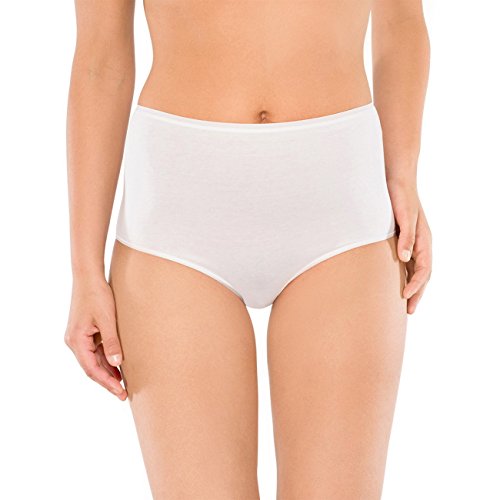 Schiesser Damen Slips, Maxi - Slips, 4er Pack (40 (Herstellergröße: 040), Weiß) von Schiesser