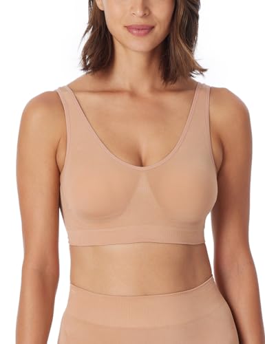 Schiesser Damen Soft Bh mit Herausnehmbaren Pads Nahtlos - Classic Seamless,Maple_181106,L von Schiesser