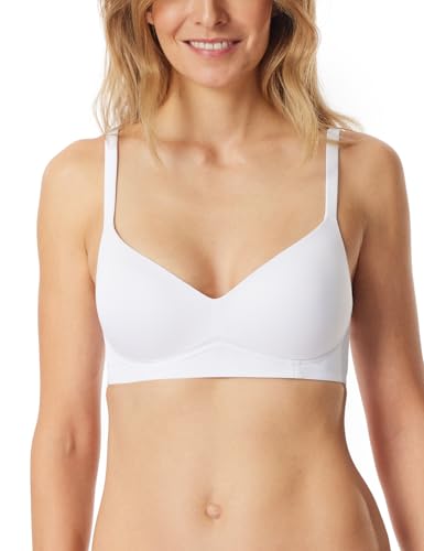 Schiesser Damen Soft Schale und gleitenden Cups-Unique Micro BH, Weiss_181127, 95C von Schiesser