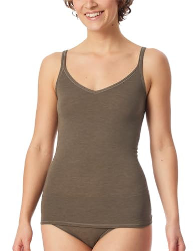Schiesser Damen Spaghettitop Personal Fit Unterhemd, Taupe_172722, XL von Schiesser