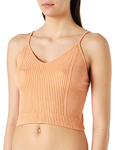 Schiesser Damen Spaghettitop Unterhemd 1098 Pyjamaoberteil, Orange I, M von Schiesser