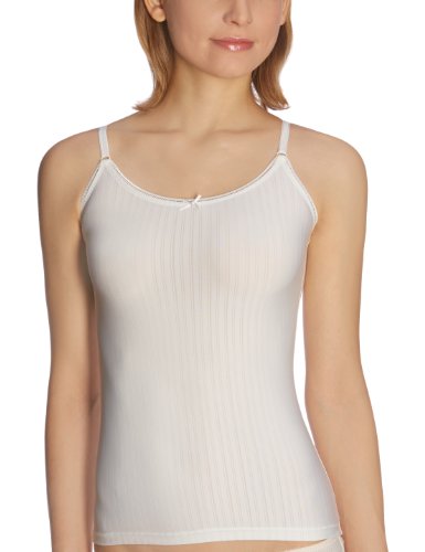 Schiesser Damen Spaghettitop Unterhemd, Hautfarben (403-sekt), 44 (XXL) von Schiesser