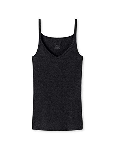 Schiesser Damen Spaghettitop Unterhemd-Personal Fit Rippe Unterwäsche, schwarz_166561, L Schiesser Damen Spaghettitop Unterhemd-Personal Fit Rippe Unterwäsche, schwarz_166561, L von Schiesser