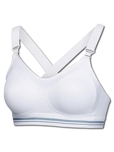 Schiesser Damen Sport-bh Mit Cup Und Stützfunktion -Bh Active BH, Weiß, 90D EU von Schiesser