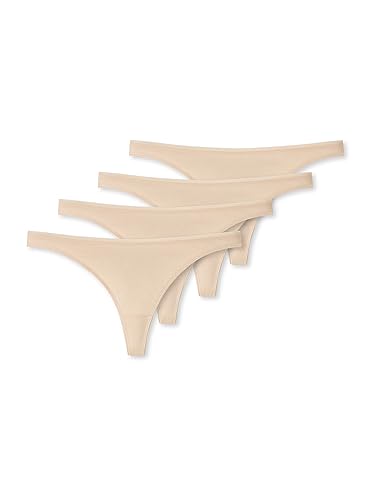 Schiesser Damen String 4-Pack Serie 95/5" - Sand - Größe 38 von Schiesser