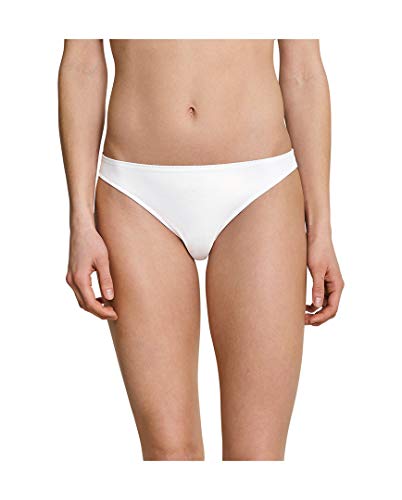 Schiesser Damen String Invisible Lace 2er Pack, Größe:36, Farbe:Weiß (100) von Schiesser