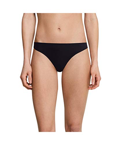 Schiesser Damen String Invisible Lace 2er Pack, Größe:42, Farbe:Schwarz (000) von Schiesser