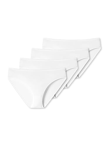 Schiesser Damen Tai-Slip 4-Pack Serie 95/5" - weiß - Größe 38 von Schiesser