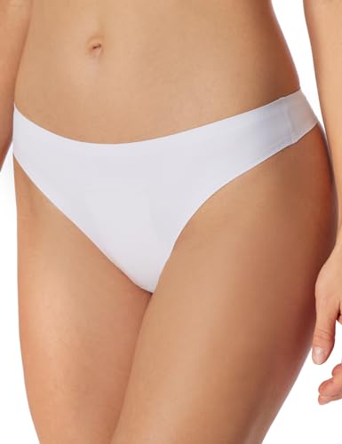Schiesser Damen Tanga-Invisible Soft G-String, Weiss_180461, 42 von Schiesser