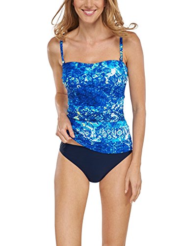 Schiesser Damen Tankini/Tai Bikini-Set, Blau (royal 819), 44C von Schiesser