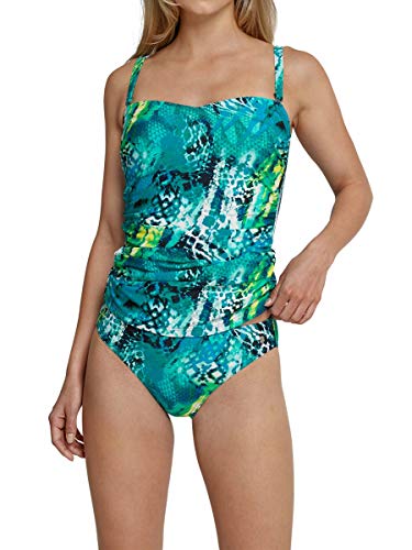 Schiesser Damen Tankini Tai Badeanzug - 155910, Farbe:Mehrfarbig, Größe Cup:42D von Schiesser