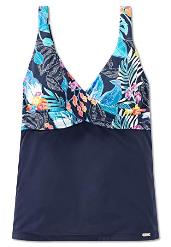 Schiesser Damen Tankini Top - 169254, Größe Cup:42C, Farbe:Mehrfarbig von Schiesser