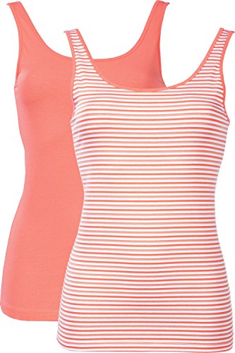 Schiesser Damen Top Unterhemd Doppelpack farblich sortiert - 142780, Größe Damen:44;Farbe:sortiert 1 Schiesser Damen Top Unterhemd Doppelpack farblich sortiert - 142780, Größe Damen:44;Farbe:sortiert 1 von Schiesser