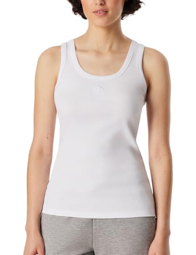 Schiesser Damen Trägertop Doppelripp mit Logo Organic Cotton 150 Years von Schiesser