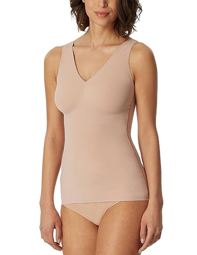 Schiesser Damen Trägertop mit herausnehmbaren Pads - Invisible Soft, Maple_170365, 36 von Schiesser