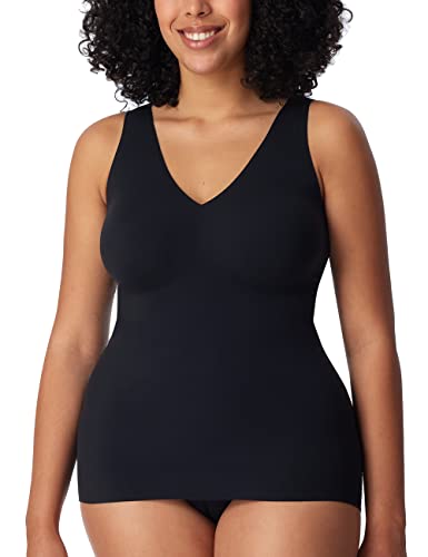 Schiesser Damen Trägertop mit herausnehmbaren Pads - Invisible Soft, schwarz_170365, 42 von Schiesser