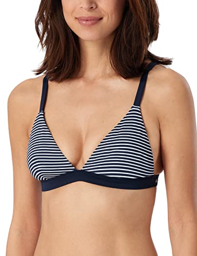 Schiesser Damen Triangle Top Bikini, dunkelblau, S von Schiesser