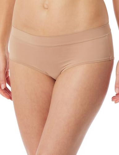 Schiesser Damen Unterwäsche Panty Single Jersey-Unique Micro Hipster-Höschen, Maple_181422, 40 von Schiesser