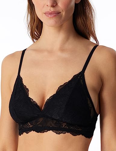 Schiesser Damen herausnehmbaren Pads BH, schwarz, normal Schiesser Damen herausnehmbaren Pads BH, schwarz, normal von Schiesser