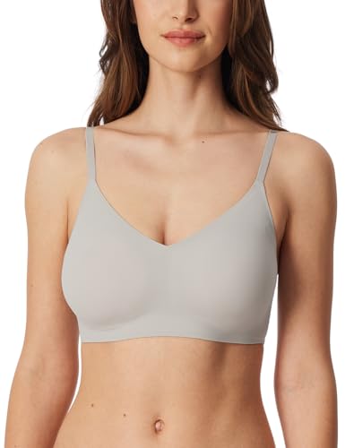 Schiesser Damen nahtloses Bustier Spaghettiträger mit herausnehmbaren Pads - Invisible Soft von Schiesser