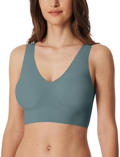 Schiesser Damen nahtloses Bustier mit herausnehmbaren Pads - Invisible Soft von Schiesser