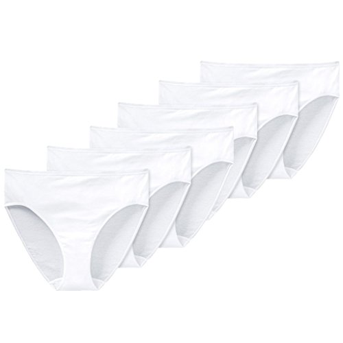 Schiesser - Essentials Cotton Slip - 145425-6er Spar-Pack (38, 6 X Weiß) von Schiesser