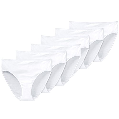 Schiesser - Essentials Cotton Slip - 145425-6er Spar-Pack (40, 6 X Weiß) von Schiesser