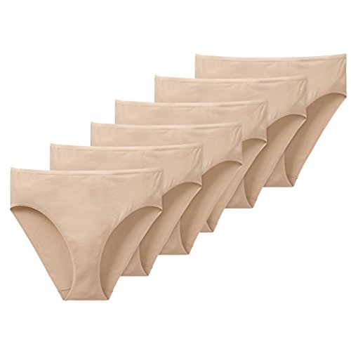 Schiesser - Essentials Cotton Slip - 145425-6er Spar-Pack (46, 6 X Nude) von Schiesser