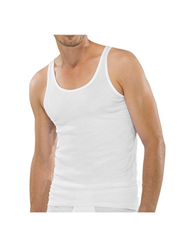 Schiesser Feinripp Tank Top 3er Pack White 2XL (8) von Schiesser