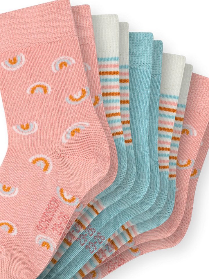 Schiesser Freizeitsocken 'Rainbow' (5-Paar) mit handgekettelter Naht von Schiesser