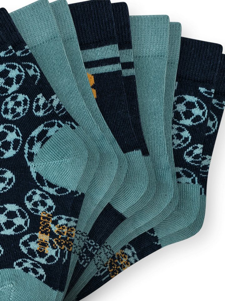 Schiesser Freizeitsocken 'Stars' (5-Paar) mit handgekettelter Naht von Schiesser