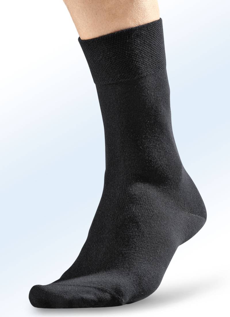 Schiesser Fünferpack Socken, 5X Schwarz, Größe 001 (Schuhgröße 39-42) von Schiesser
