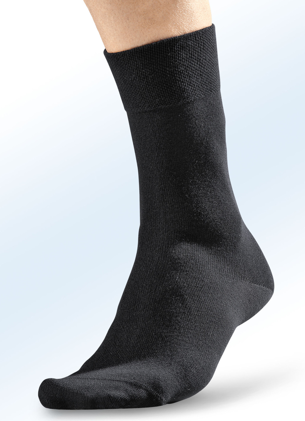 Schiesser Fünferpack Socken, 5X Schwarz, Größe 002 (Schuhgröße 43-46) von Schiesser