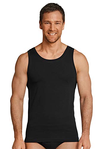 Schiesser Herren 145138 Wander-Shirt, Schwarz, XXL von Schiesser