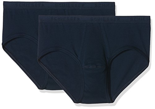 Schiesser Herren 2 PACK Sportslip mit Eingriff - Original Feinripp von Schiesser