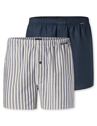 Schiesser Herren 2 Pack Baumwolle Web Multipack-Webboxer Boxershorts, Sortiert 2_183215, 8 von Schiesser