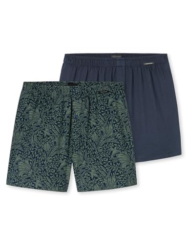 Schiesser Herren 2 Pack Boxershorts Baumwolle Jersey weich Multipack - Jerseyboxer, Sortiert 10_182427, 10 von Schiesser