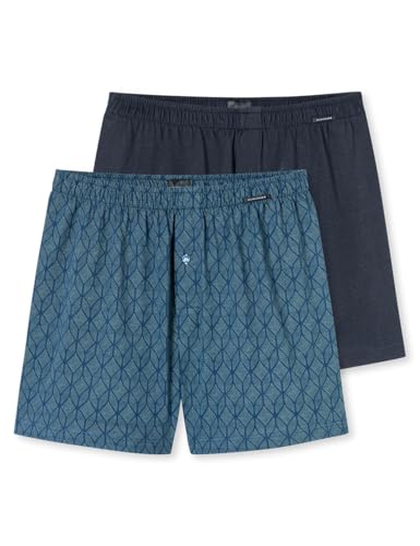 Schiesser Herren 2 Pack Boxershorts Baumwolle Jersey weich Multipack - Jerseyboxer, Sortiert 9_182427, 6 von Schiesser