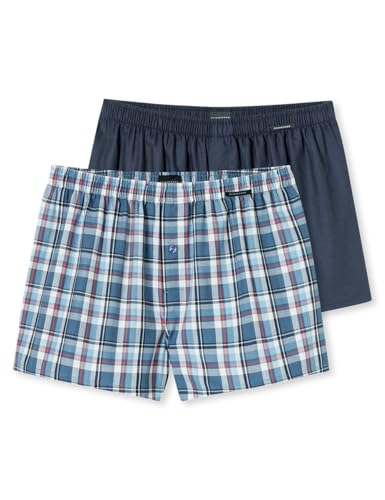 Schiesser Herren 2 Pack Boxershorts Baumwolle Web Multipack - Webboxer, Sortiert 7_182428, 8 von Schiesser