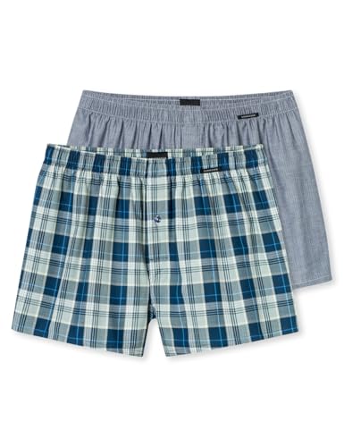 Schiesser Herren 2 Pack Boxershorts Baumwolle Web Multipack - Webboxer, Sortiert 9_182428, 6 von Schiesser