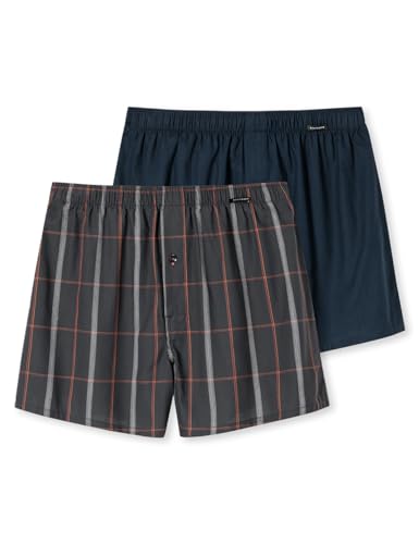 Schiesser Herren 2 Pack Boxershorts Baumwolle Web Multipack - Webboxer, Sortiert 11_180202, 4/ S von Schiesser