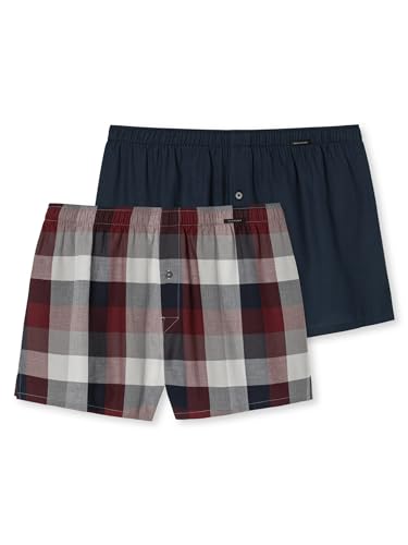 Schiesser Herren 2PACK Boxershorts Unterwäsche, Sortiert 3, XXL von Schiesser
