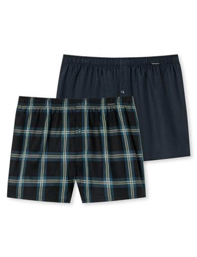 Schiesser Herren 2 Pack Boxershorts Baumwolle Web Multipack - Webboxer, Sortiert 16_180202, 9 von Schiesser