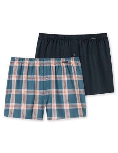 Schiesser Herren 2 Pack Boxershorts Baumwolle Web Multipack - Webboxer, Sortiert 13_180202, 8 von Schiesser
