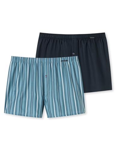 Schiesser Herren 2 Pack Boxershorts Baumwolle Web Multipack - Webboxer, Sortiert 14_180202, 7 von Schiesser