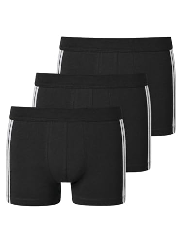 Schiesser Herren 3 PACK Shorts Softbund und Streifen Bio Baumwolle - 95/5 Organic von Schiesser