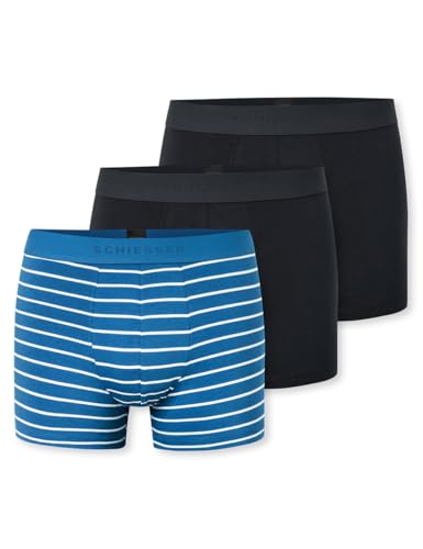 Schiesser Herren 3 Pack Bio Baumwolle Multipack-95/5 Organic Boxershorts, Sortiert 9_180199, 6 von Schiesser
